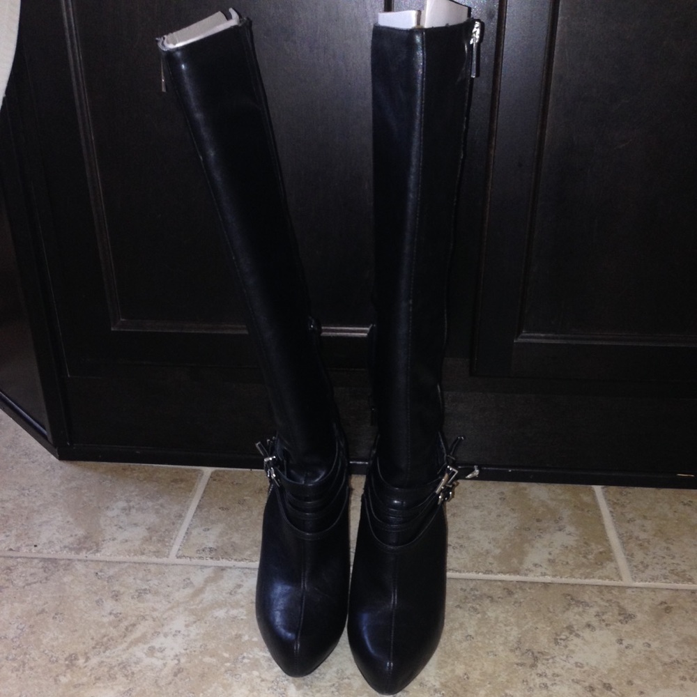 Aldo buckle boots